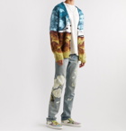 AMIRI - Painted Distressed Denim Jeans - Blue