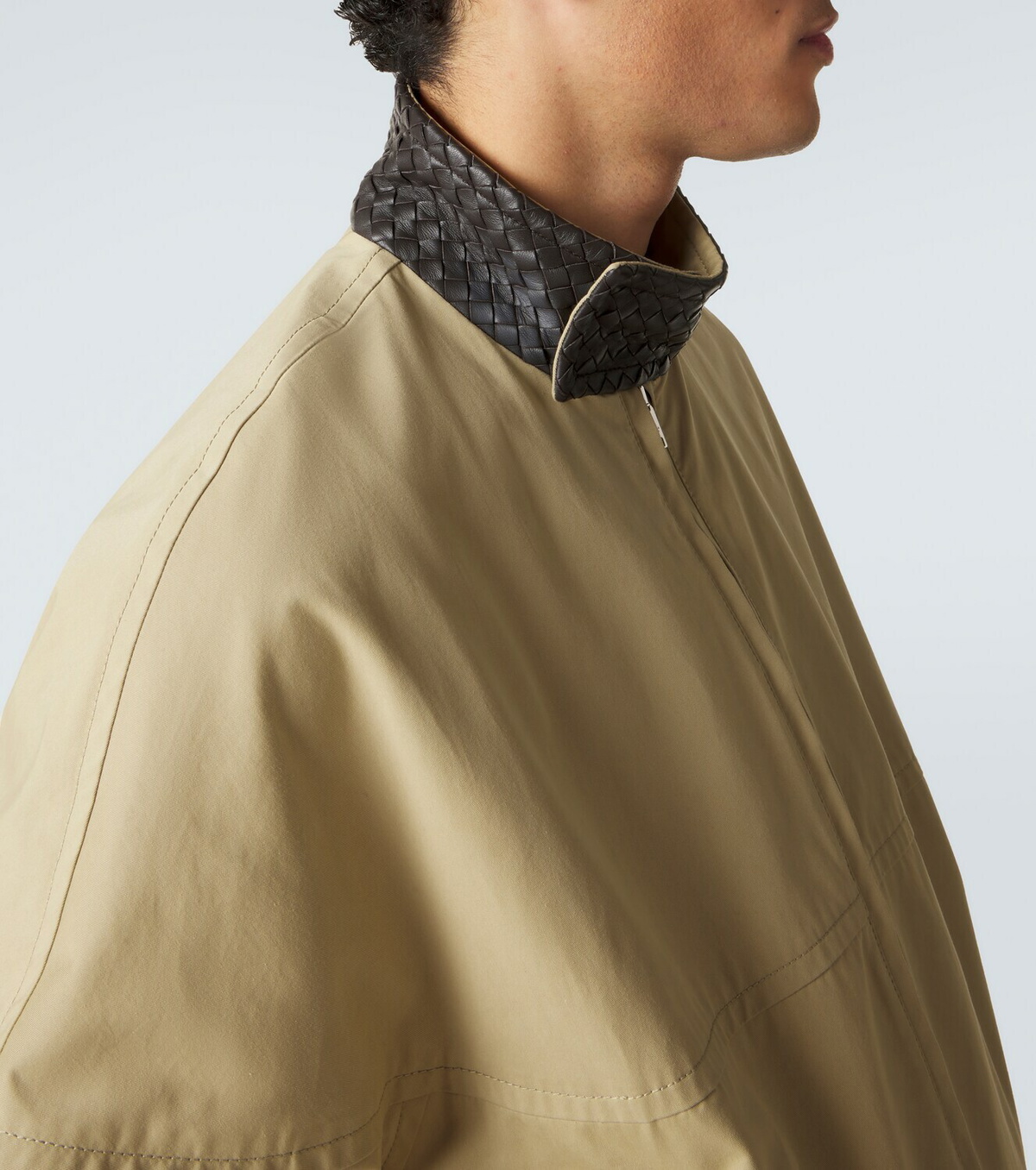 Bottega Veneta Intrecciato cotton blouson jacket