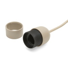 HAY Common Table Lamp Cord Set in Beton Grey 