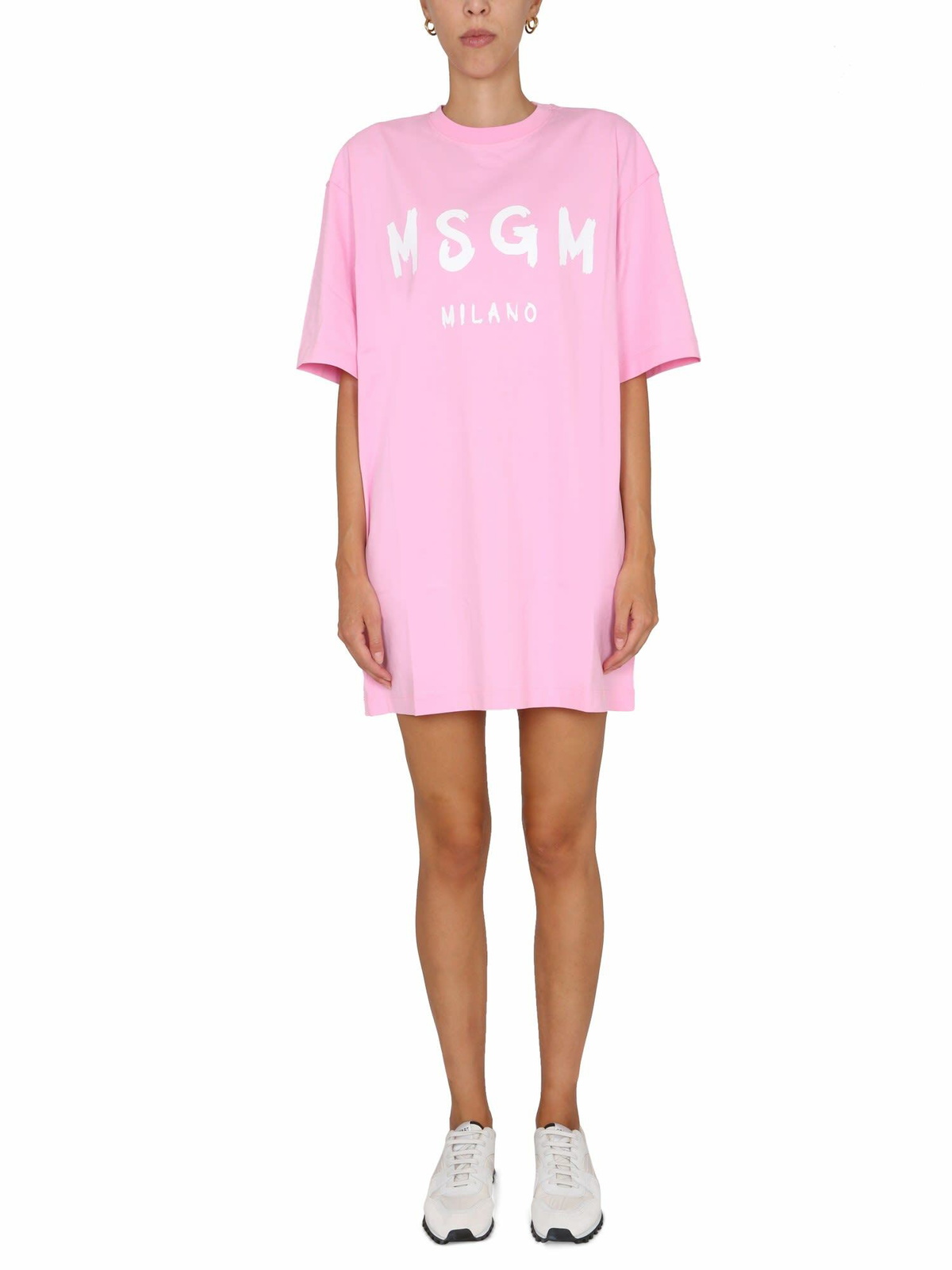 Msg Dress Code MSGM Brushed Logo Dress MSGM