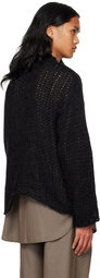 Magliano Black Net Sweater