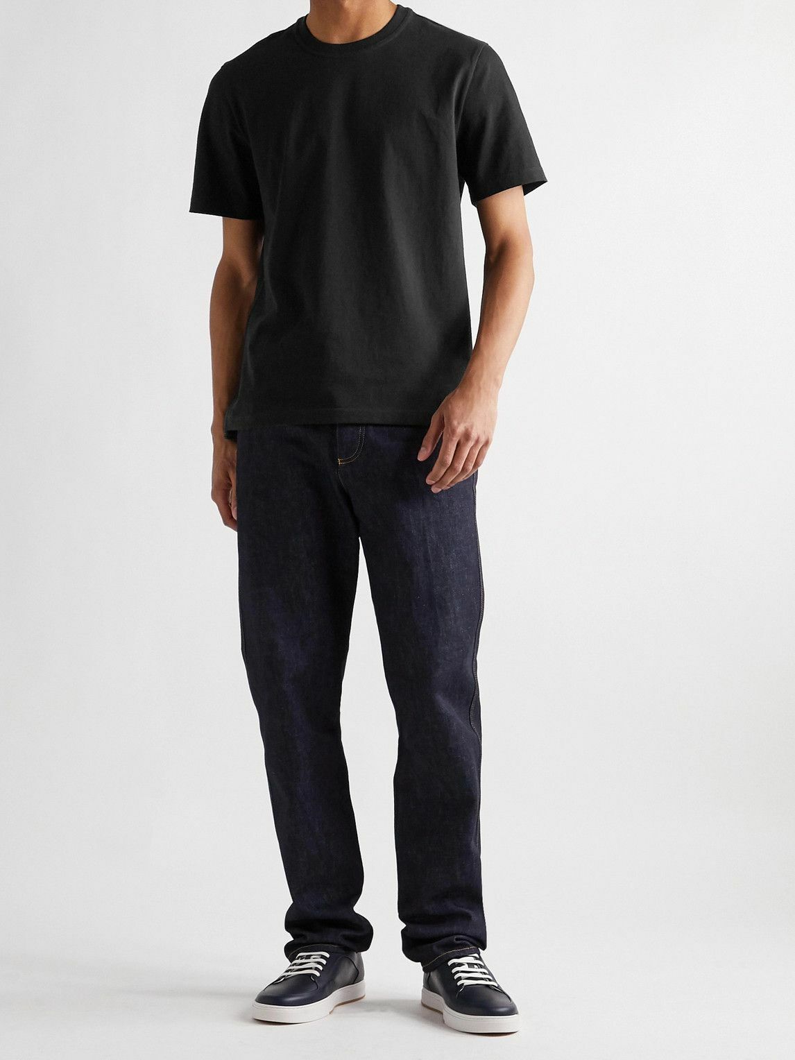 Bottega Veneta - Cotton-Jersey T-Shirt - Black Bottega Veneta