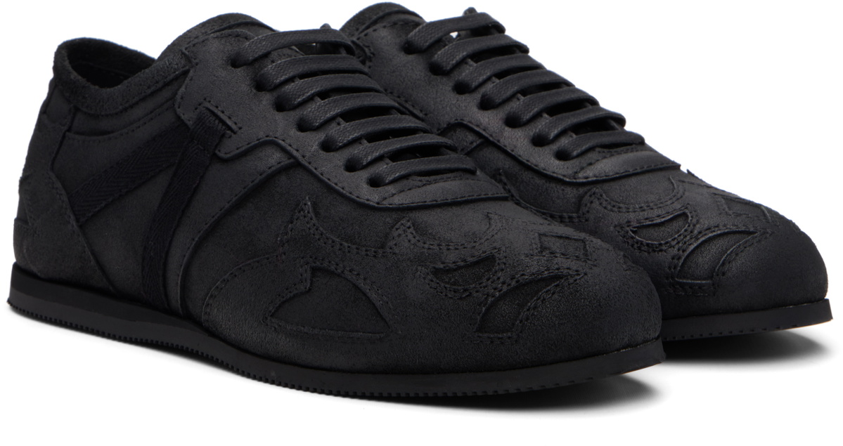 Ann Demeulemeester Black Milton Low-Top Boxing Sneakers