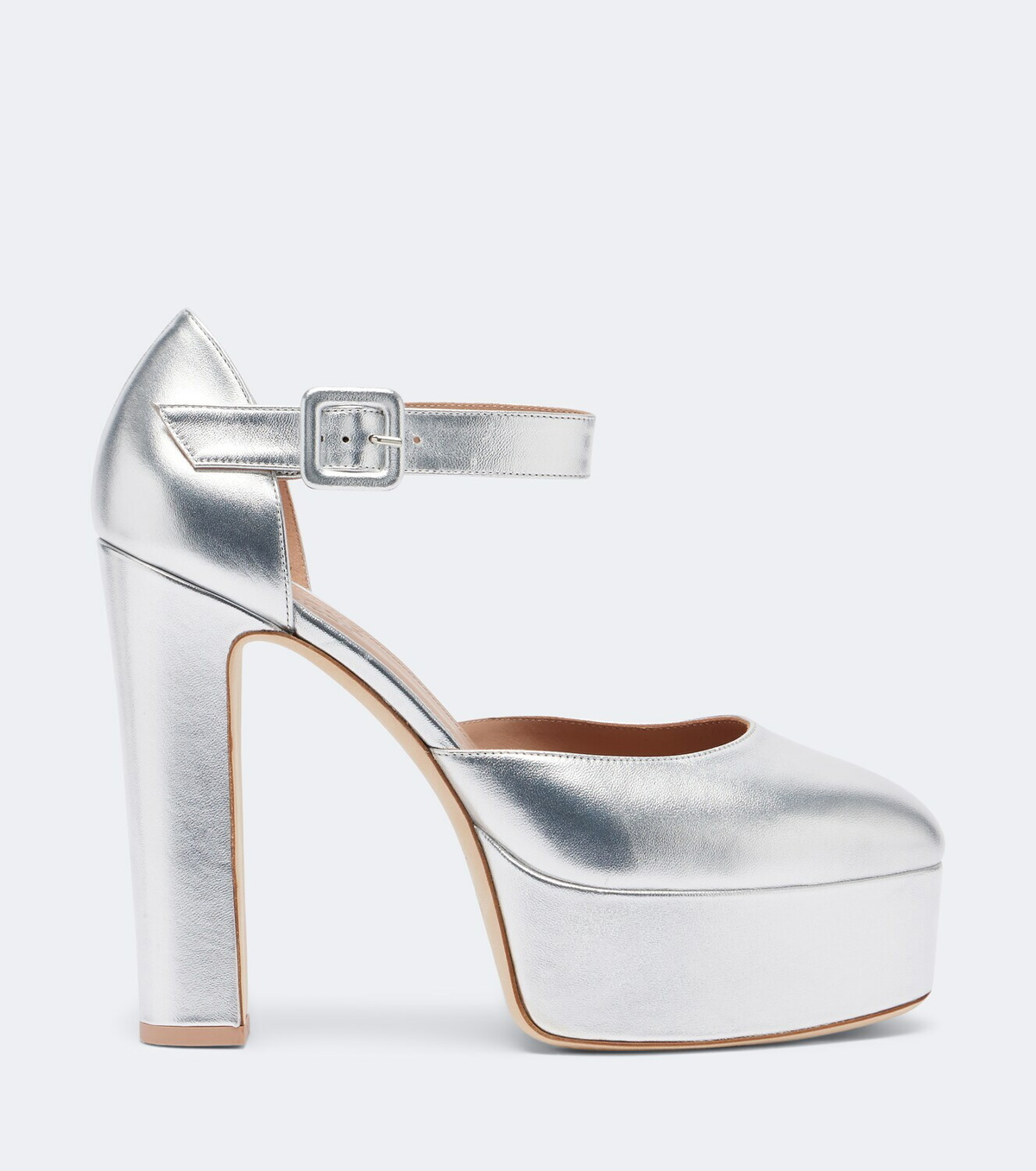 Malone Souliers Leila metallic leather platform sandals