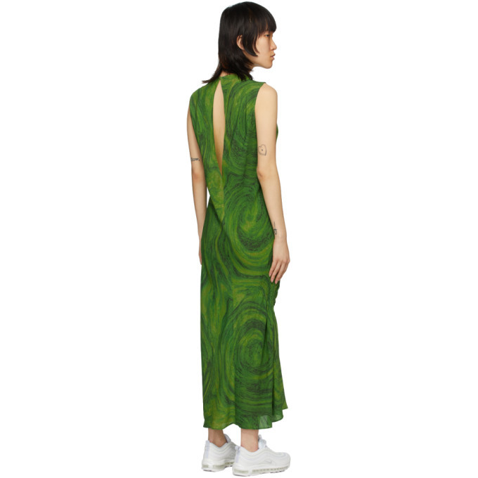 Collina Strada Green Lawn Dress Collina Strada