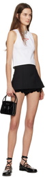 SHUSHU/TONG SSENSE Exclusive Black Mini Culotte Shorts