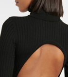 Dodo Bar Or Ribbed-knit turtleneck bodysuit
