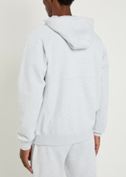 Raith Axel Hooded Cotton-blend Sweatshirt Grey