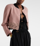 Chloé Cropped virgin wool gabardine jacket