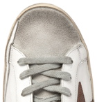 Golden Goose Deluxe Brand - Superstar Distressed Leather and Suede Sneakers - Men - White