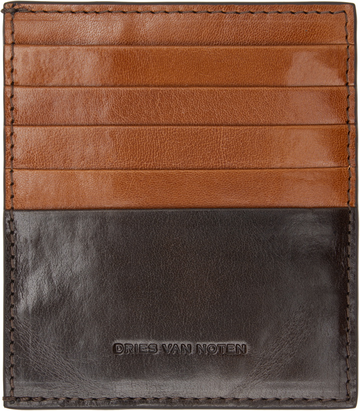 Photo: Dries Van Noten Brown Calfskin Card Holder