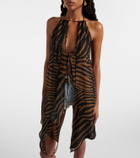 Blumarine Foulard twill top