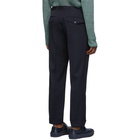 Dries Van Noten Navy Tropical Wool Philip Trousers