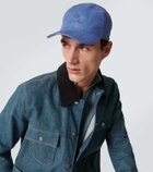 Loro Piana My Baseball logo denim baseball cap