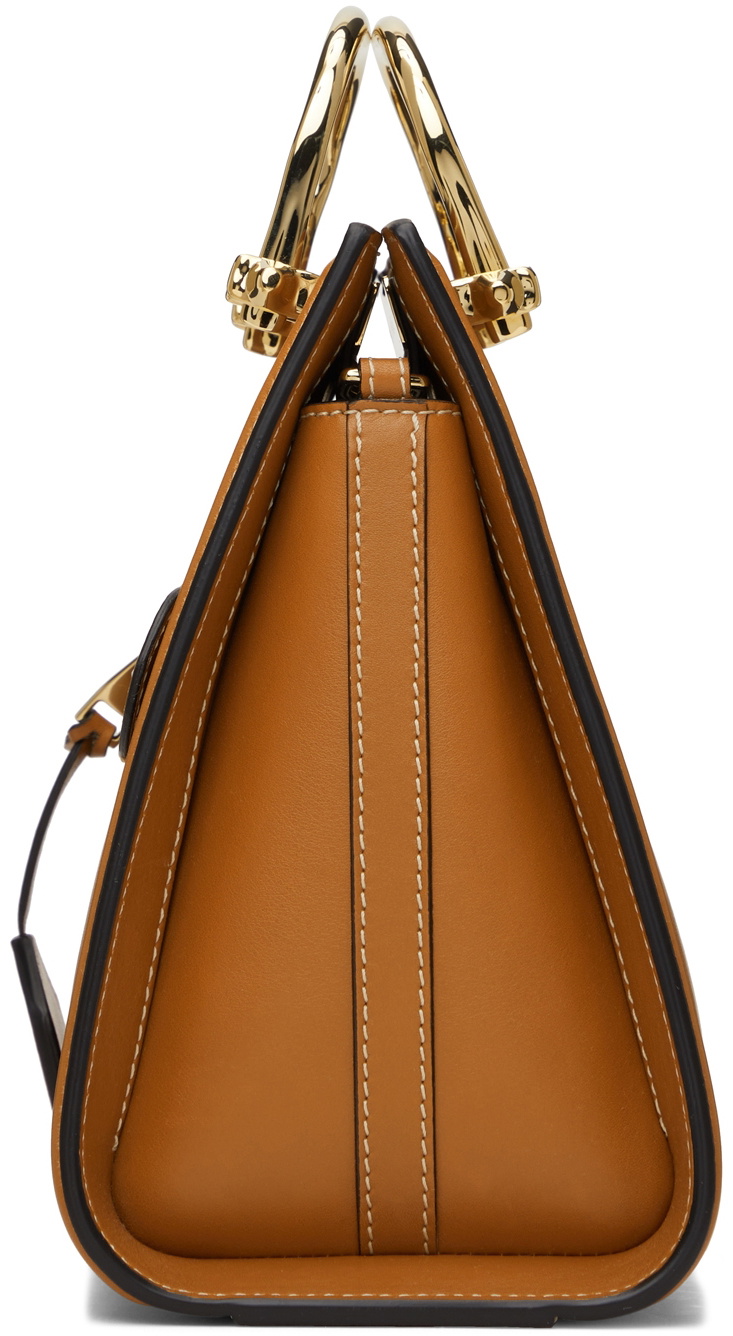 Alexander McQueen Tan The Short Story Bag Alexander McQueen