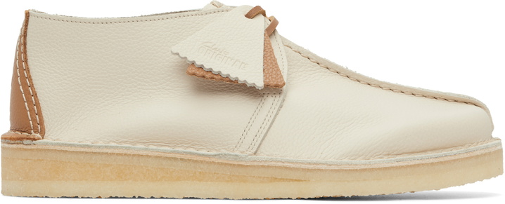 Photo: Clarks Originals Off-White Desert Trek Derbys