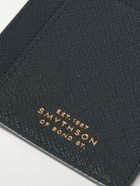 SMYTHSON - Panama Cross-Grain Leather Cardholder