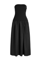 Rag & Bone Irina Cotton-poplin Midi Dress Black