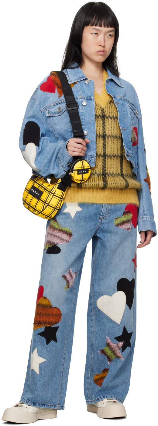 Marni Blue Patch Jeans