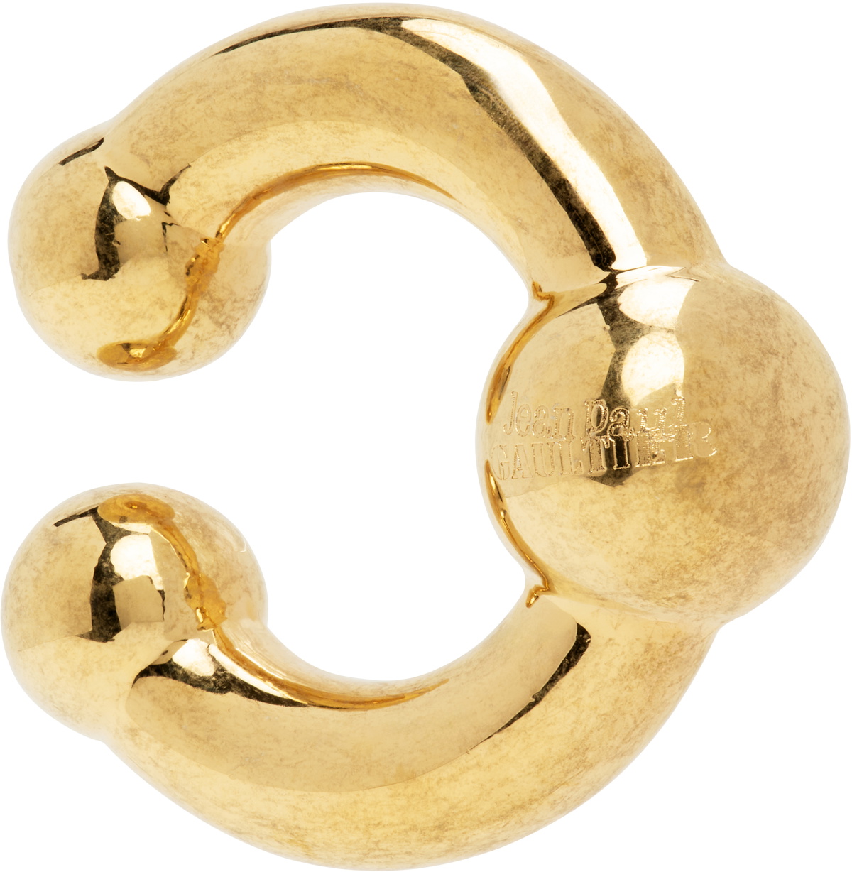 Jean Paul Gaultier Gold 'The Piercing' Ear Cuff