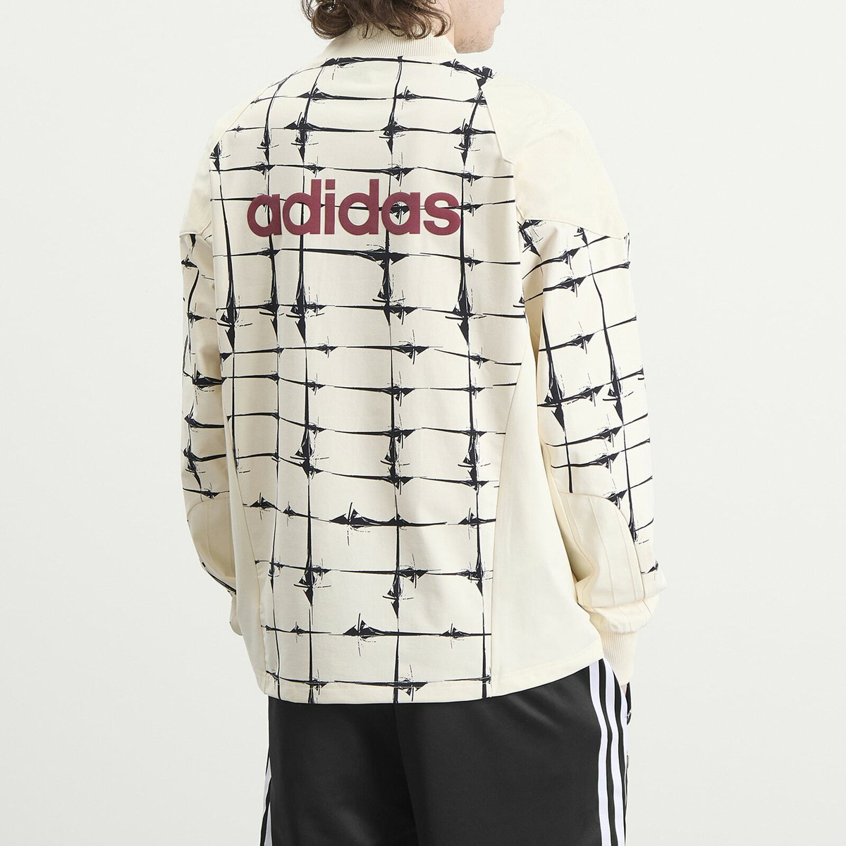 Adidas Men's x Thug Club Goalie Long Sleeve Top in Cream White