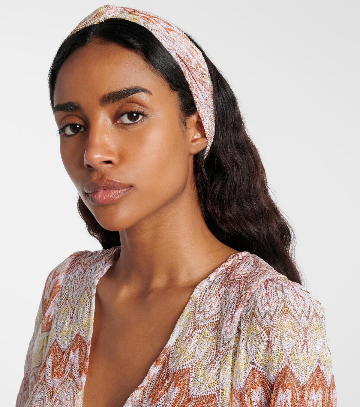 Missoni Lamé head wrap