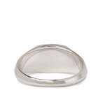 Maria Black - Gordon Rhodium-Plated Signet Ring - Silver