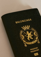Balenciaga Logo Debossed Passport Holder
