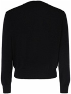 AMI PARIS - Logo Wool & Viscose Crewneck Sweater