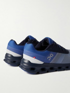 ON - Cloudrunner Rubber-Trimmed Mesh Running Sneakers - Blue