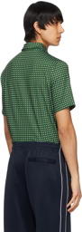 Lacoste Green Golf Printed Polo