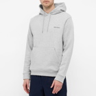 Norse Projects Men's Vagn NP Logo Hoody - END. Exclusive in Light Grey Melange