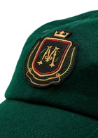 Malbon Crest Dad Wool-blend cap - Green - One Size