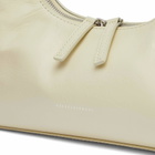 MARGE SHERWOOD Women's Hobo Shoulder Bag in Blond Wood Crinkle 