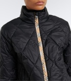 Burberry Burberry Check quilted puffer jacket