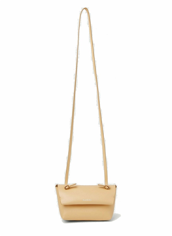 Photo: Acne Studios - Knot Strap Small Shoulder Bag in Beige