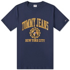 Tommy Jeans Men's College Logo T-Shirt in Navy