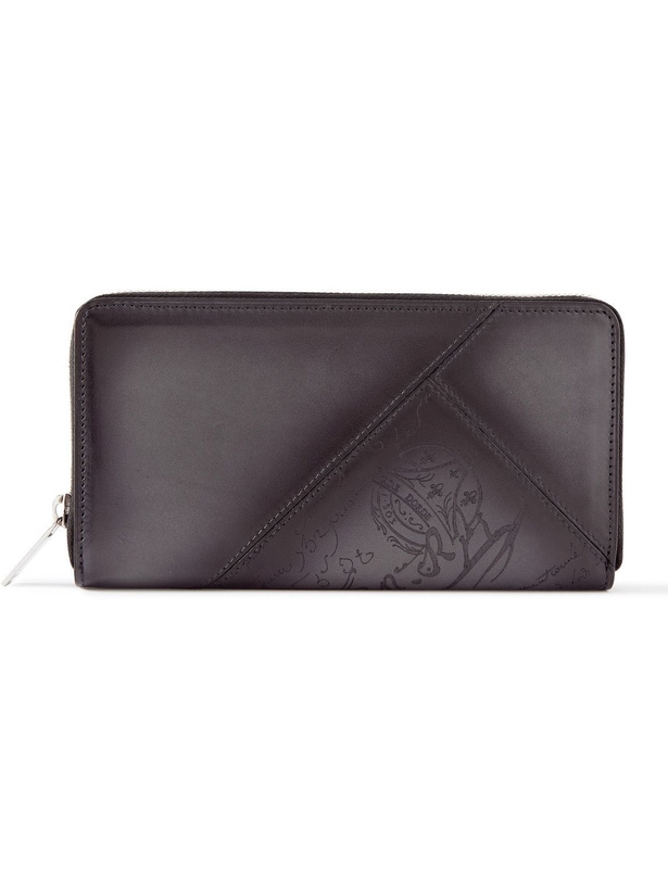 Photo: Berluti - Scritto Leather Zip-Around Wallet