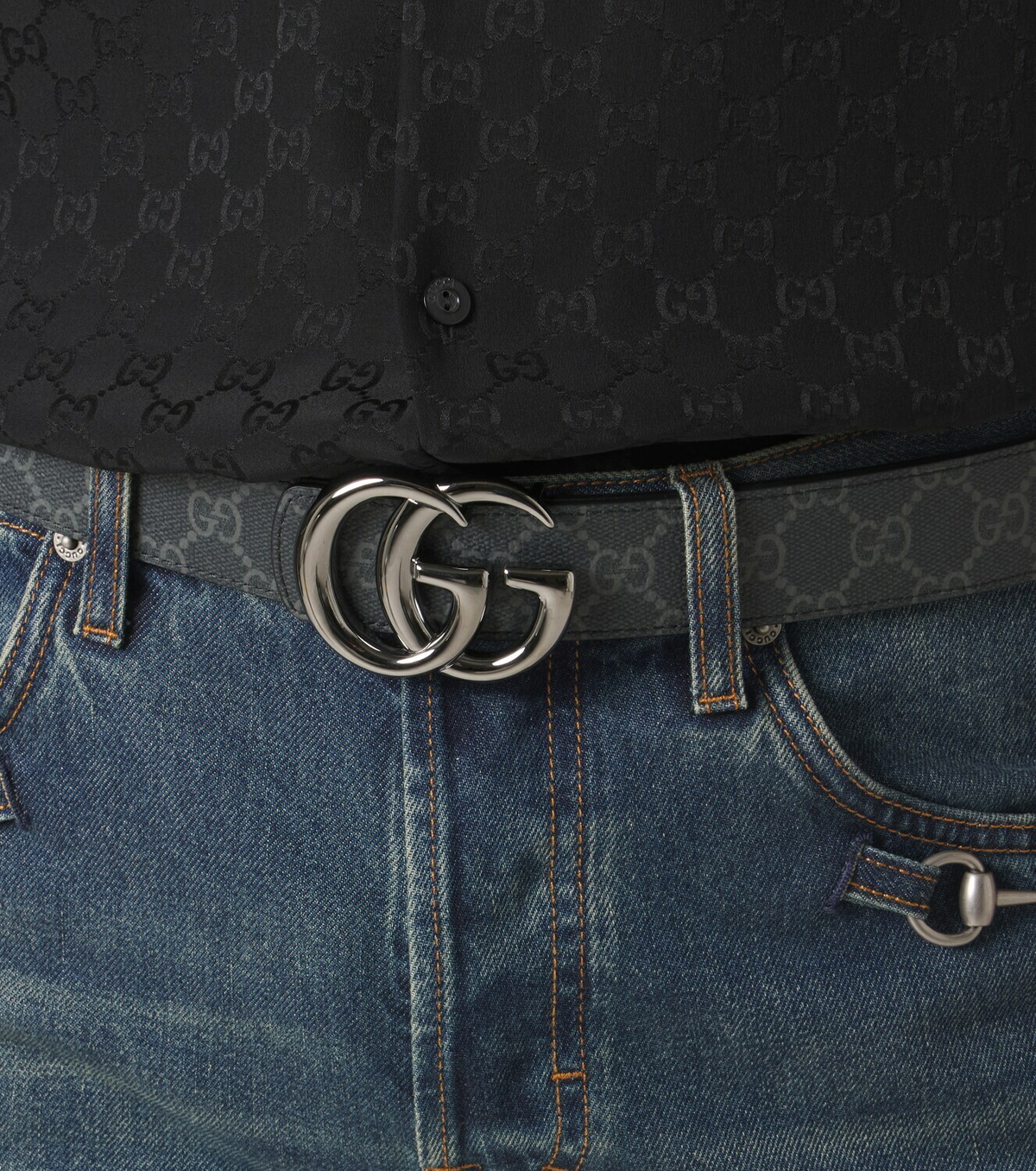 Gucci GG Marmont reversible leather belt