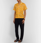 Jacquemus - Camp-Collar Printed Cotton Shirt - Yellow