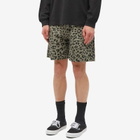 Checks Downtown Men's Ripstop Climbing Shorts in Leopard Print