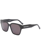 Balenciaga BB0215SA Sunglasses in Black/Grey