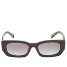 Prada Eyewear Women's 0PR B05S Sunglasses in Black/Grey Gradient 