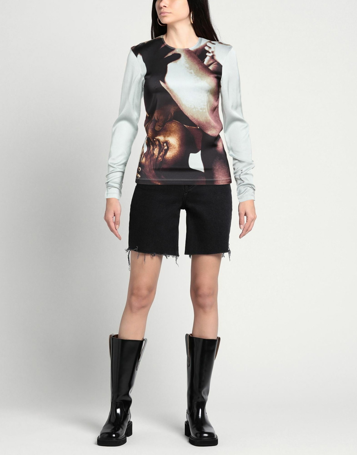 Y/project Womens Top Light in Grey