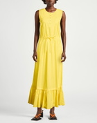 Manila Grace Womens Maxi dress in Yellow