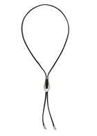 Lemaire Snake Bolo Tie Nappa Necklace - Silver - One Size