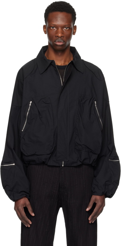 Photo: Tondolo Black Ventile Mushroom Bomber Jacket