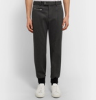 Theory - Slim-Fit Twill Trousers - Charcoal