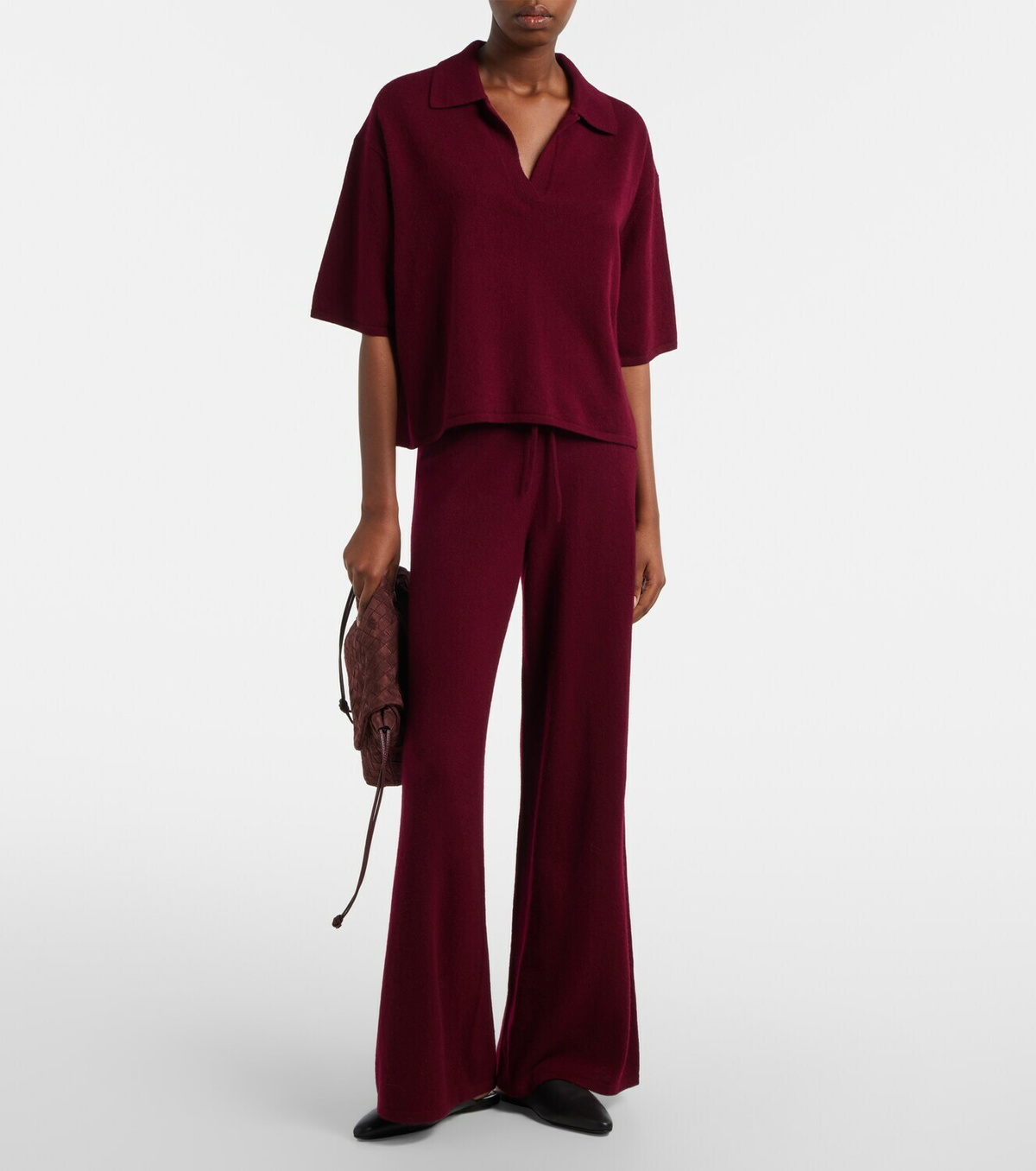 Lisa Yang Neela cashmere polo sweater
