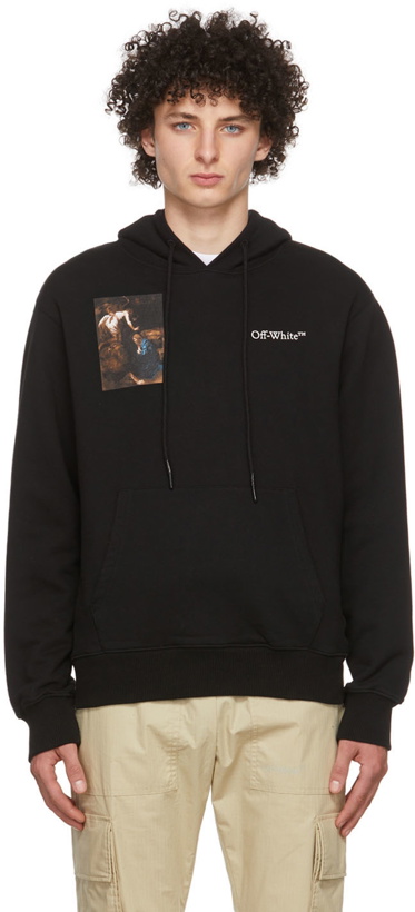 Photo: Off-White Black Caravaggio Lute Hoodie